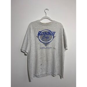 Vintage‎ 90s Dad Graphic Tee Roadkill Cafe Bar & Grill